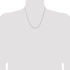 Sterling Silver Rope Chain Necklace 1.8mm