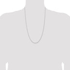 Sterling Silver 1.8mm Solid Rope Chain Anklet