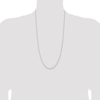 Sterling Silver 1.8mm Solid Rope Chain Anklet
