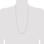 Sterling Silver 1.8mm Solid Rope Chain Anklet