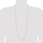 Sterling Silver 1.8mm Solid Rope Chain Anklet