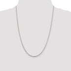 Sterling Silver 2.3mm Solid Rope Chain
