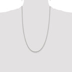 Sterling Silver 2.3mm Solid Rope Chain
