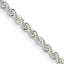 Sterling Silver 2.3mm Solid Rope Chain