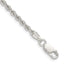 Sterling Silver Rope Chain Bracelet 2.5mm