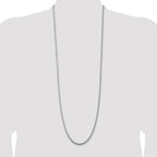 Sterling Silver 3mm Solid Rope Chain