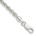 Sterling Silver 4.3mm Solid Rope Chain