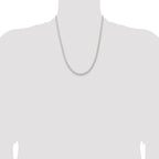 Sterling Silver 4.5mm Solid Rope Chain