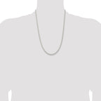 Sterling Silver 4.5mm Solid Rope Chain