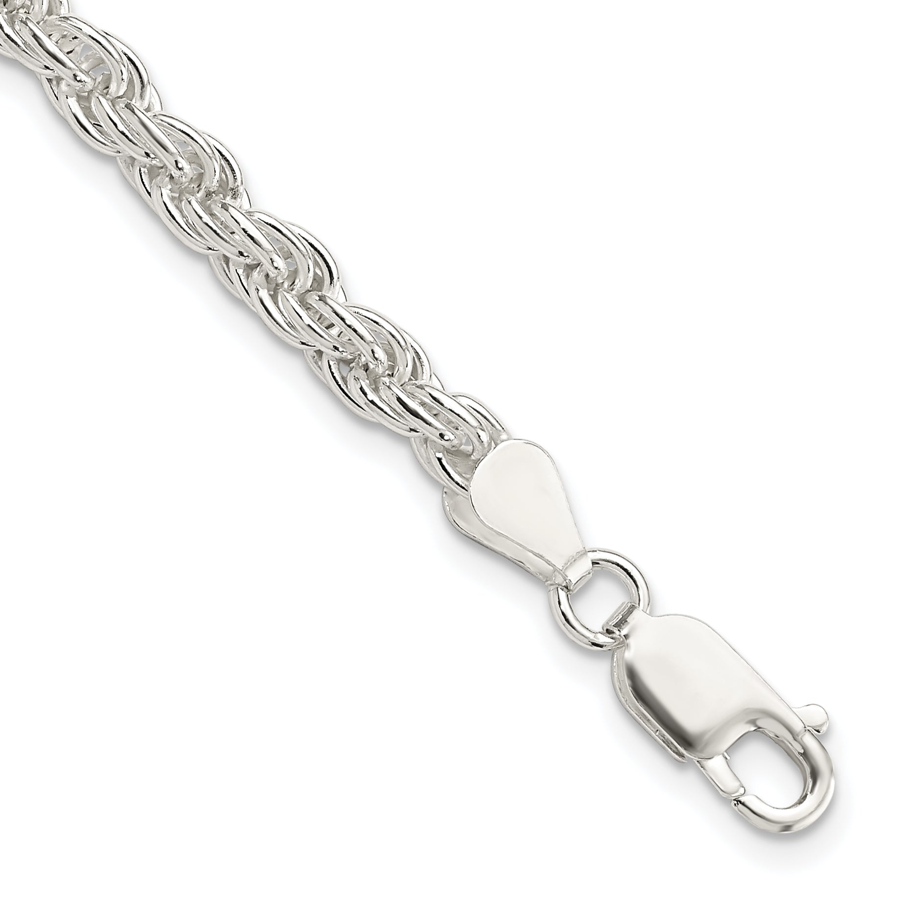 Sterling Silver 4.5mm Solid Rope Chain Main image