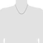 Sterling Silver 5mm Solid Rope Chain
