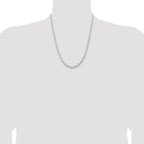 Sterling Silver 5mm Solid Rope Chain