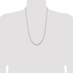 Sterling Silver 5mm Solid Rope Chain