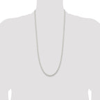 Sterling Silver 5mm Solid Rope Chain