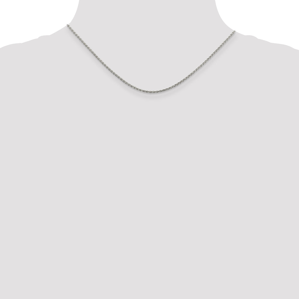 Sterling Silver 1.5mm Diamond-Cut Spiga Chain