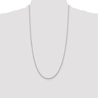 Sterling Silver 1.5mm Diamond-Cut Spiga Chain