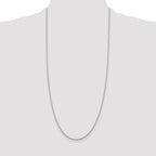 Sterling Silver 1.5mm Diamond-Cut Spiga Chain