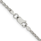 Sterling Silver 2mm Diamond-Cut Spiga Chain