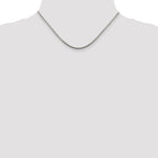 Sterling Silver 2mm Diamond-Cut Spiga Chain