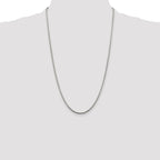Sterling Silver 2mm Diamond-Cut Spiga Chain