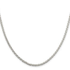 Sterling Silver 2.75mm Diamond-Cut Spiga Chain