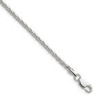 Sterling Silver Diamond-Cut Wheat Chain Necklace 2.5mm