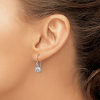 Elephant Dangle Earrings in Sterling Silver - Sophia Jewelers