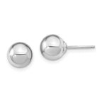 Sterling Silver Rh-pl 8-9mm Purple/Wht Imitat Shell Pearl Post 3 Earring Se