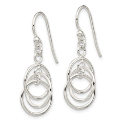Sterling Silver Polished Dangle Earrings