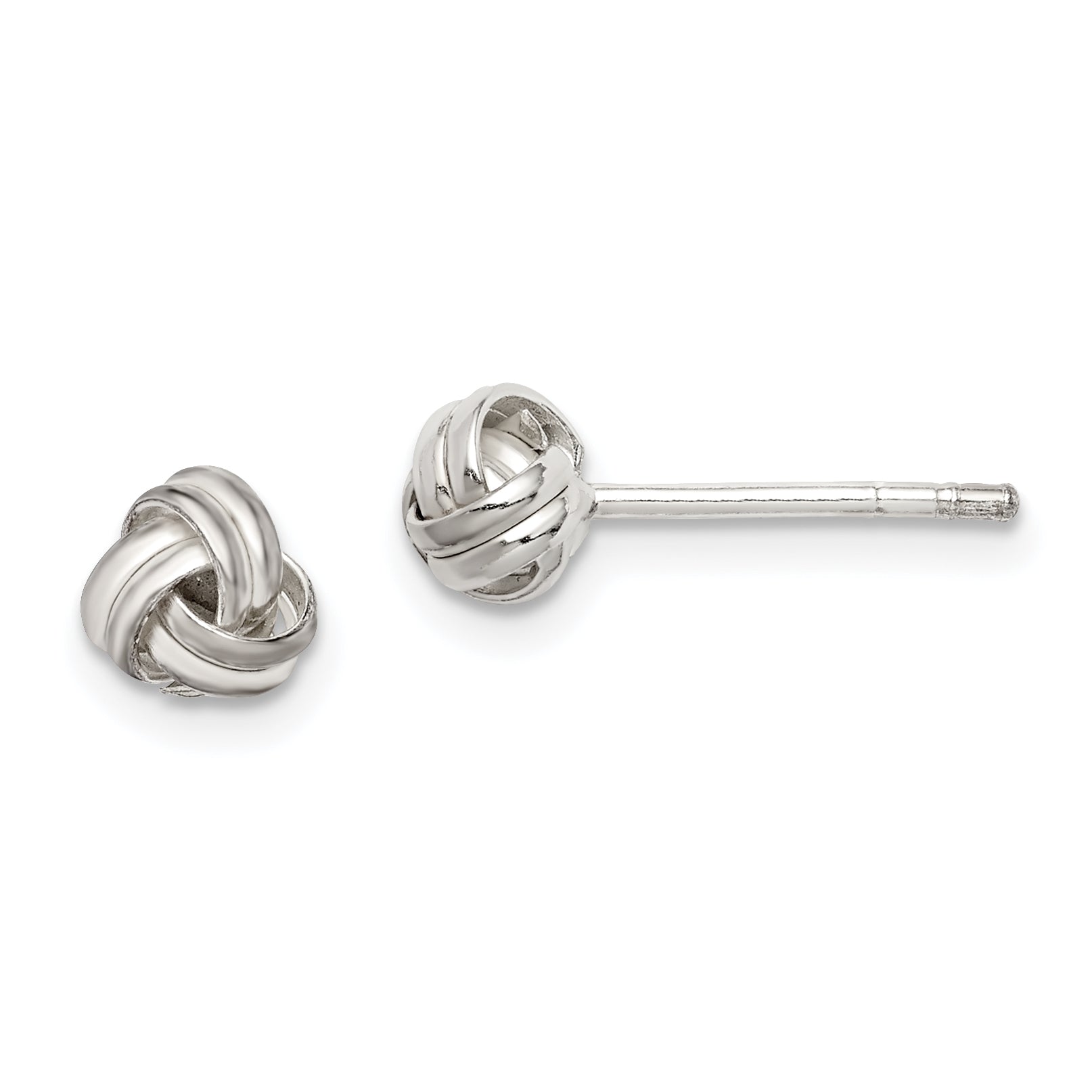 Sterling Silver Knot Post Earrings Main image