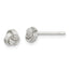 Sterling Silver Love Knot Post Earrings