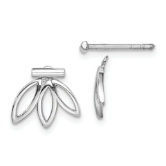 Sterling Silver Rhodium Plated Earrings