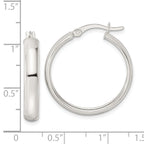 Sterling Silver Polished Hoop Earrings