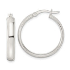 Sterling Silver Polished Hoop Earrings
