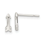 Sterling Silver Polished Tiny Arrow Post Earrings