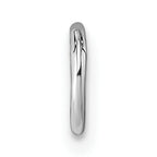 Sterling Silver Rhodium-plated Polished Single Cartilage Hoop Earring