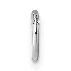Sterling Silver Rhodium-plated Polished Single Cartilage Hoop Earring