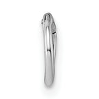 Sterling Silver Rhodium-plated Polished Single Cartilage Hoop Earring