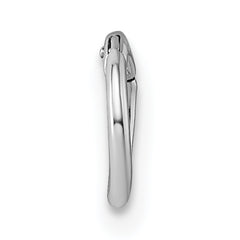 Sterling Silver Rhodium-plated Polished Single Cartilage Hoop Earring