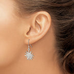 Smiling Sunshine Dangle Earrings in Sterling Silver - Sophia Jewelers
