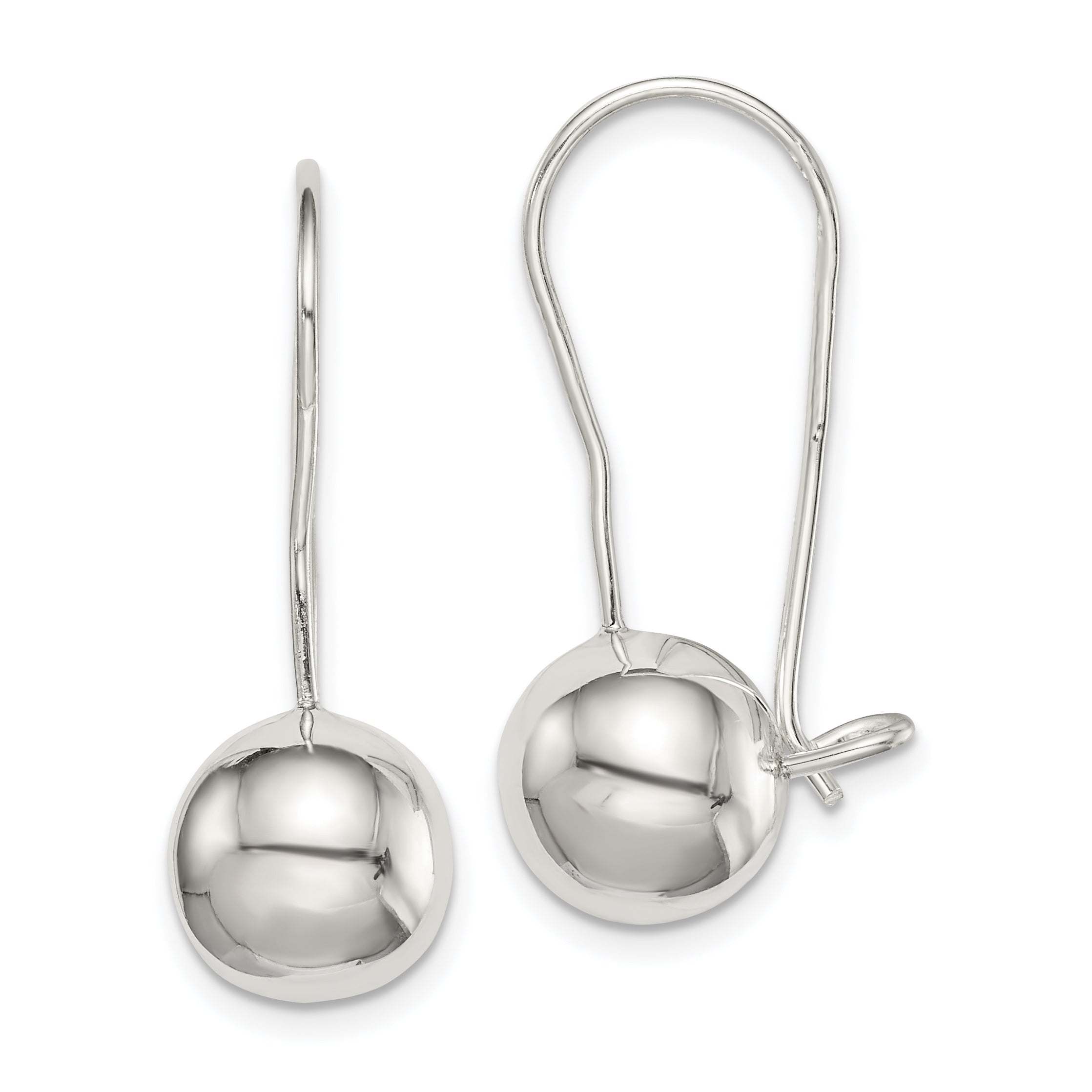 Sterling Silver 10mm Ball Earrings Main image