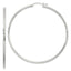Sterling Silver 2mm Polished/Satin D/C Hoop Earrings