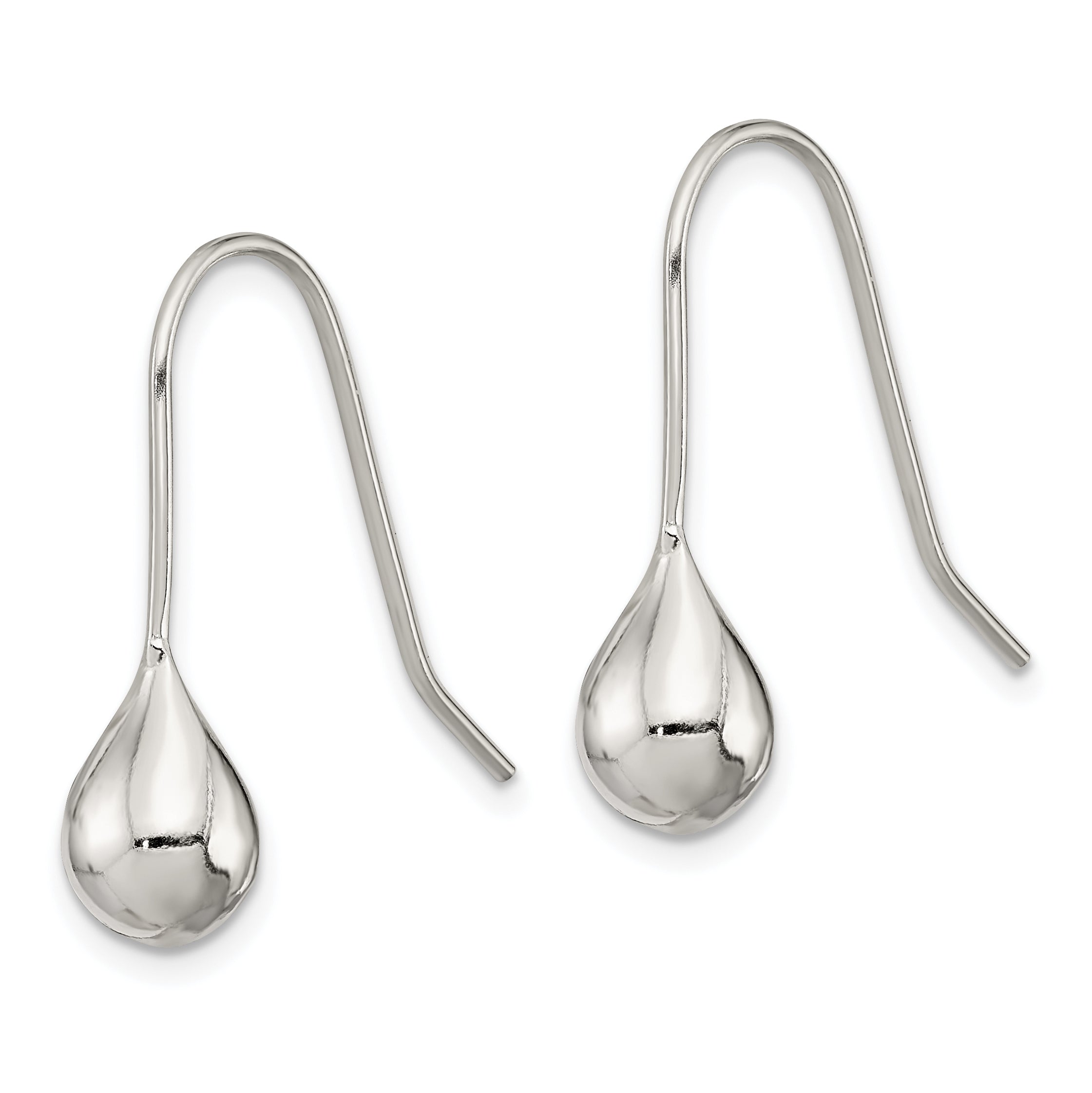 Sterling Silver Teardrop Earrings Secondary image