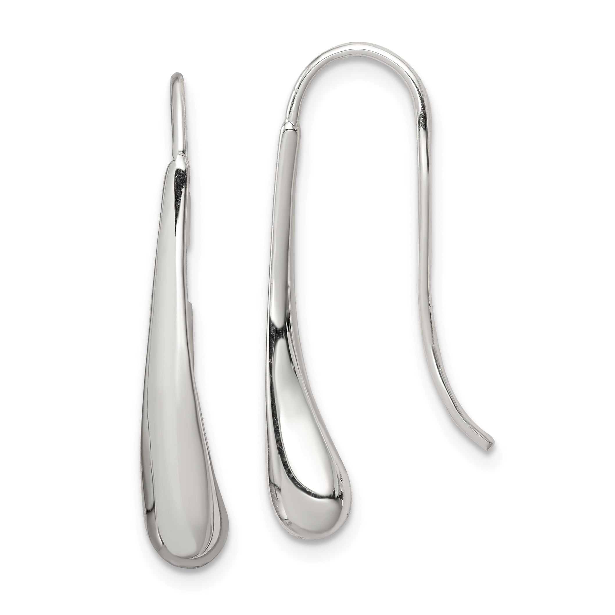 Sterling Silver Teardrop Wire Earrings Main image
