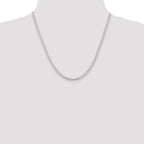 Sterling Silver Diamond-Cut Anchor Chain Necklace 3.15mm