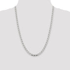 Sterling Silver 5.7mm D/C Flat Anchor Curb Chain