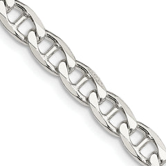 Sterling Silver 5.7mm D/C Flat Anchor Curb Chain