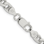 Sterling Silver 6.5mm D/C Flat Anchor Curb Chain