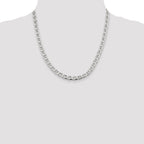 Sterling Silver 6.5mm D/C Flat Anchor Curb Chain