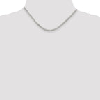Sterling Silver Curb Chain Necklace 3.2mm